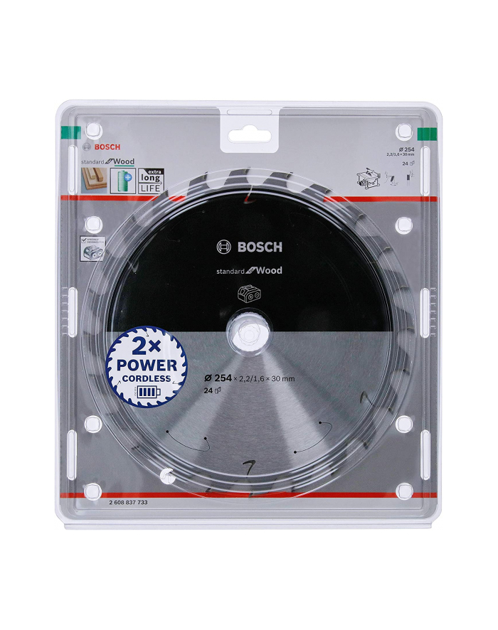 Bosch circular saw blade Standard for Wood, 254mm