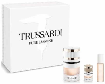 Zestaw damski Trussardi Pure Jasmine Woda perfumowana damska 100 ml + Woda perfumowana damska 10 ml + Woda perfumowana damska 7 ml (8058045438021)