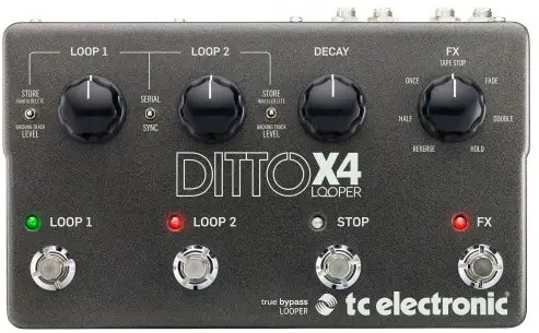 Efekt gitarowy TC Electronic Ditto X4 Looper (34000076)