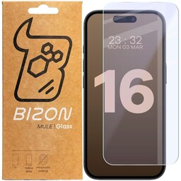 Bizon Elastyczne szkło hybrydowe Glass Mule do iPhone 16