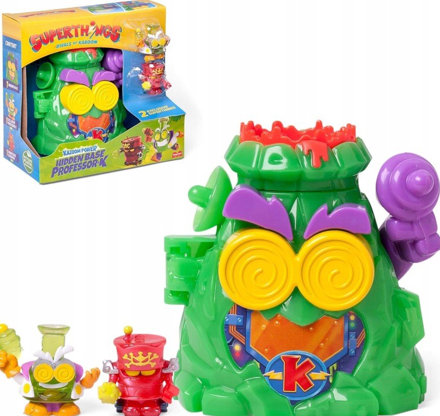 superthings superzings kazoom power hideout professor k + robotoxic magicbox