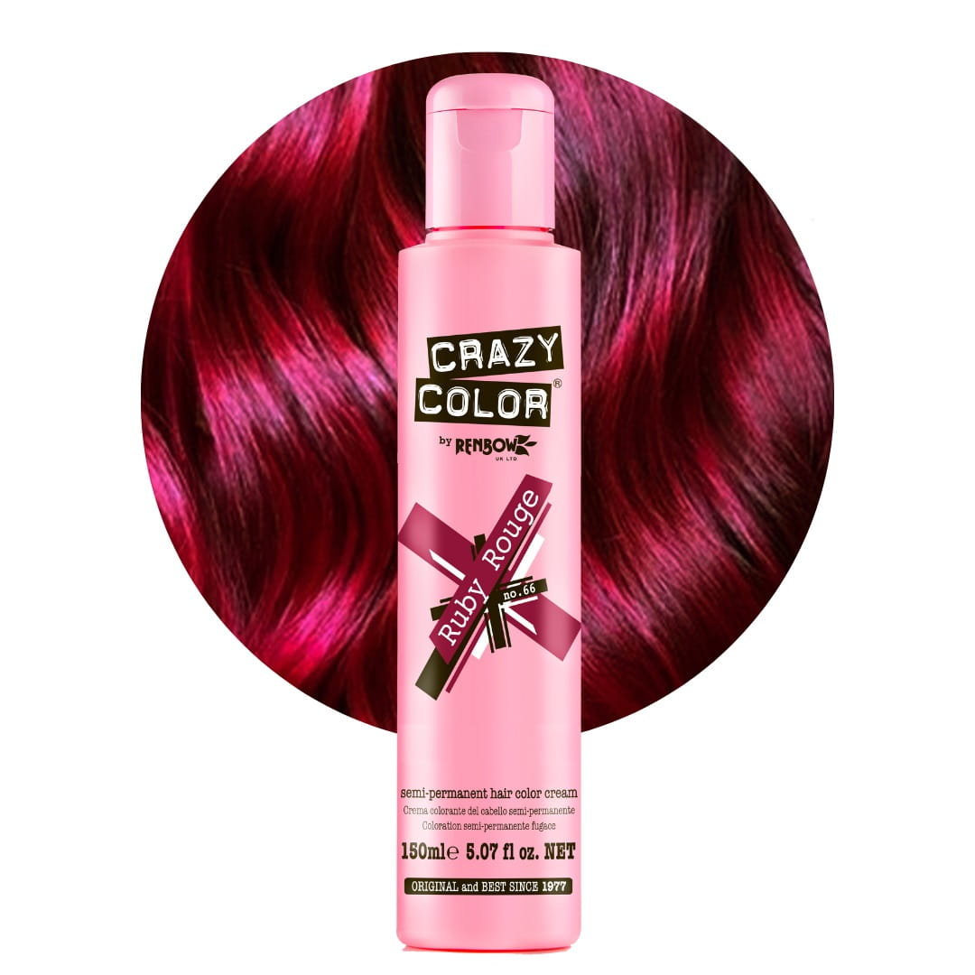 Crazy Color Półtrwała Farba do Włosów Ruby Rouge 66 100 ml