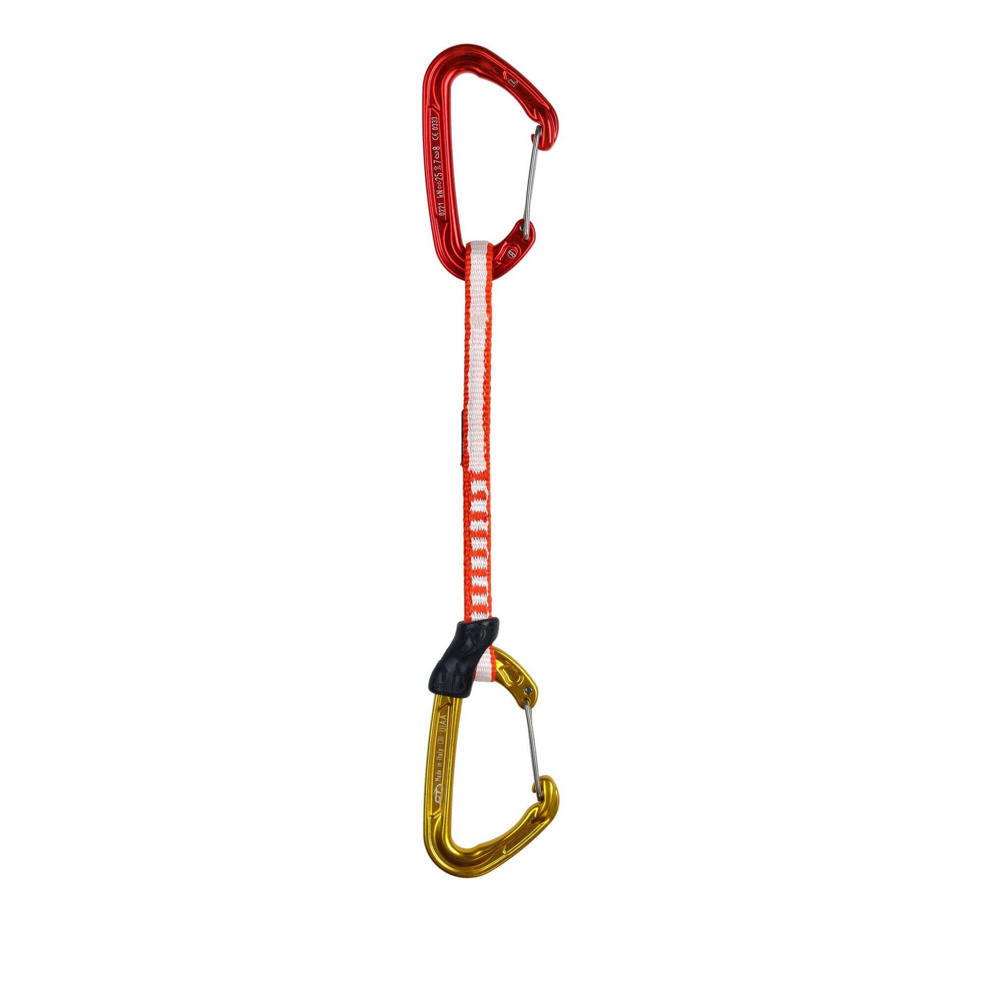 Climbing Technology Fly-Weight Evo Set Quickdraw DY 17cm, czerwony/żółty 2022 Ekspresy wspinaczkowe