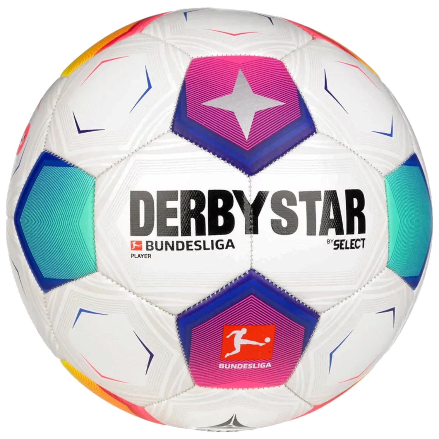 Derbystar Bundesliga Player v23 Ball 162023C, unisex, piłki do piłki nożnej, Białe