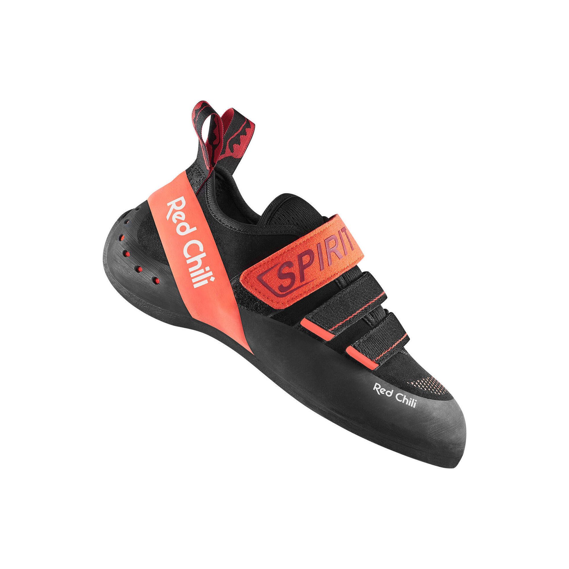 Red Chili Spirit IV Climbing Shoes, czarny/czerwony UK 9,5 | EU 44 2021 Buty wspinaczkowe na rzepy 35718-night (017)-9,5