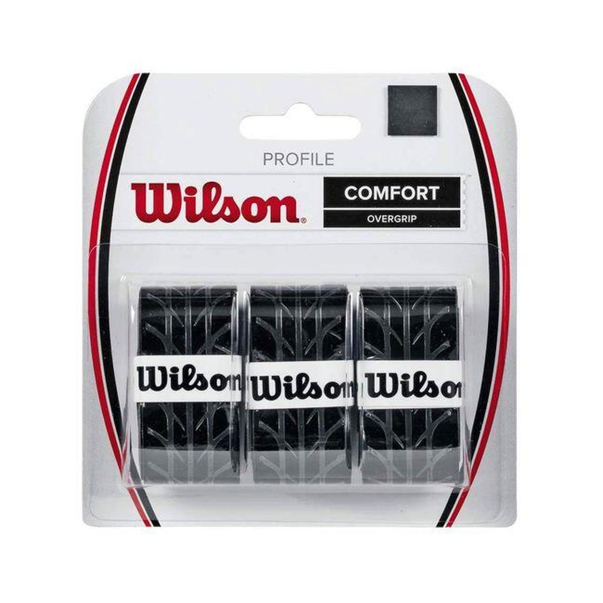 Wilson over Grip profile, czarna, -częściowy pakiet WRZ4025BK