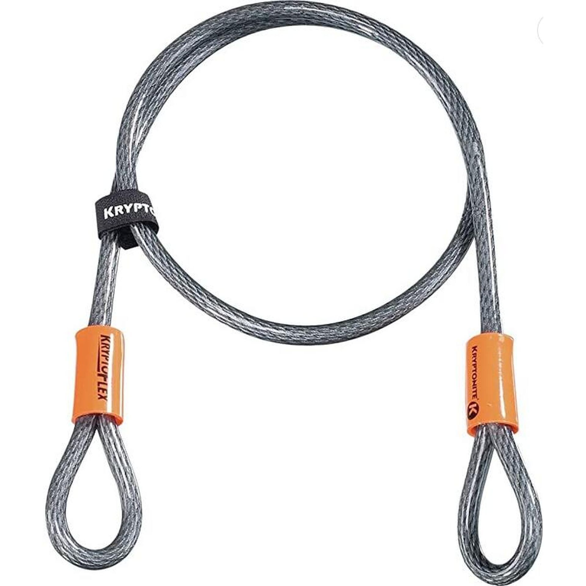 Kryptonite Linka KryptoFlex czarny-szary / Rozmiar: 120 cm
