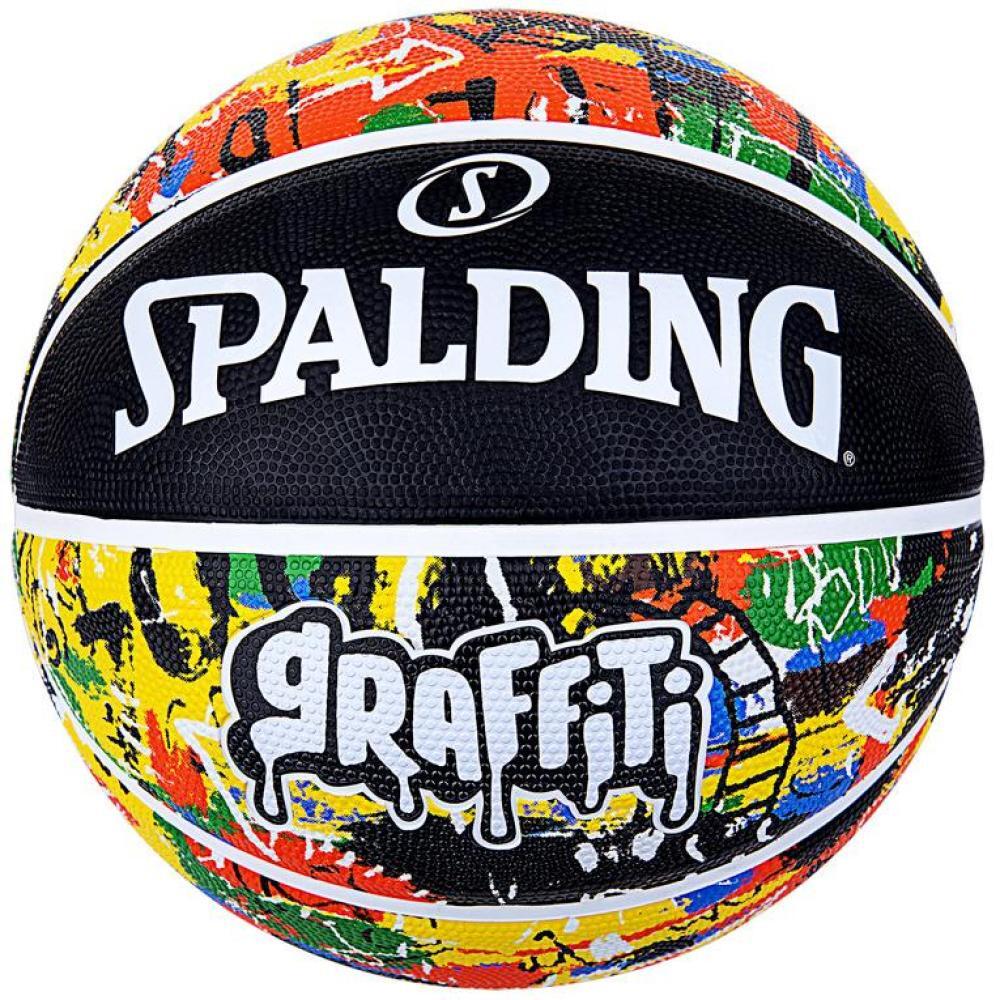 Spalding Graffiti Ball 84372Z, unisex, piłki do koszykówki, Wielokolorowe
