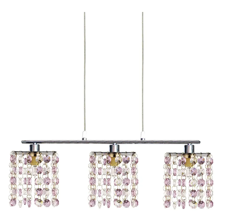 Nowoczesna kryształowa lampa wisząca - 4X D215 K9-B23