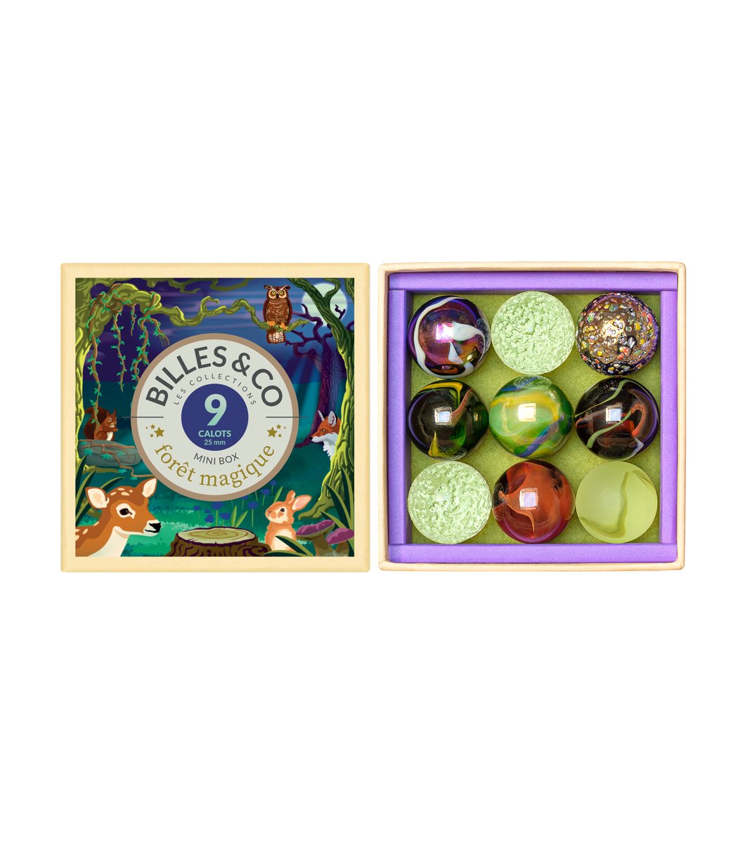 Szklane kulki MAGICZNY LAS MINIBOX-CALOTS-01