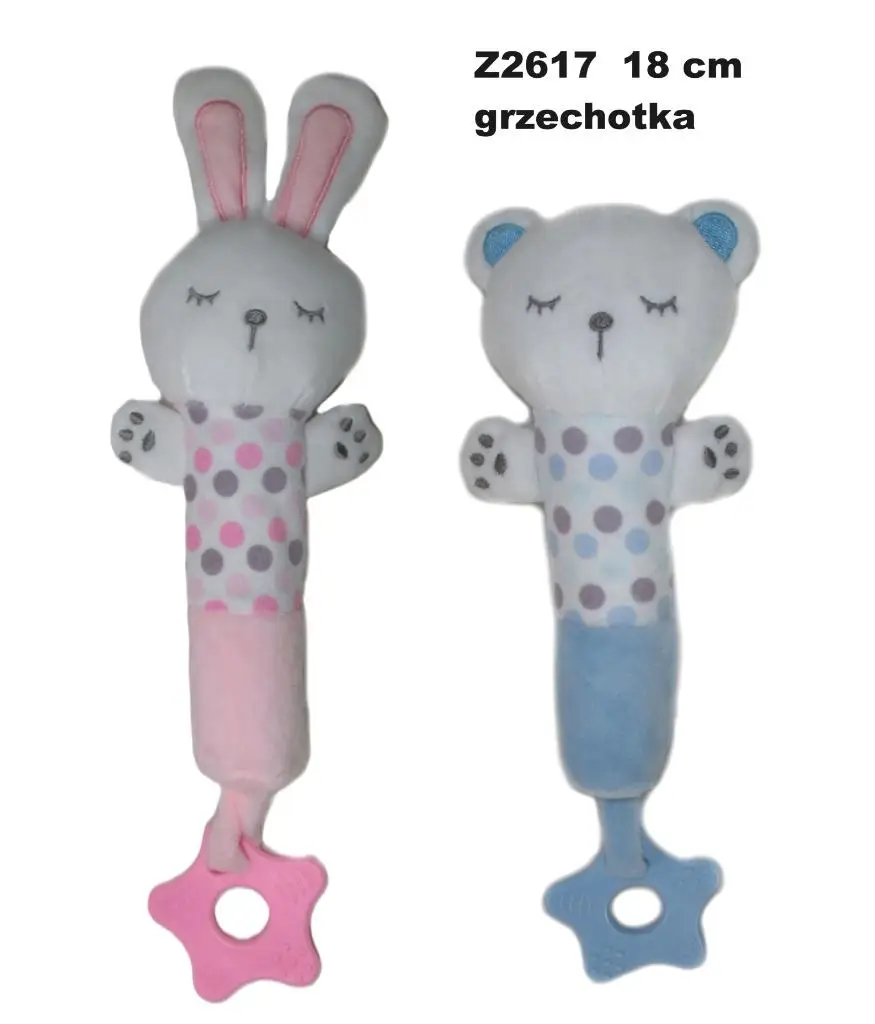 Zwierzeta grzechotka 18cm MIX - Sun-Day