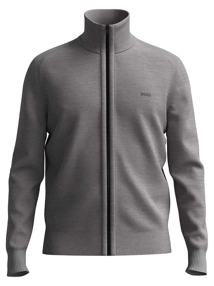 Hugo Boss Underwear Kardigan w kolorze szarym