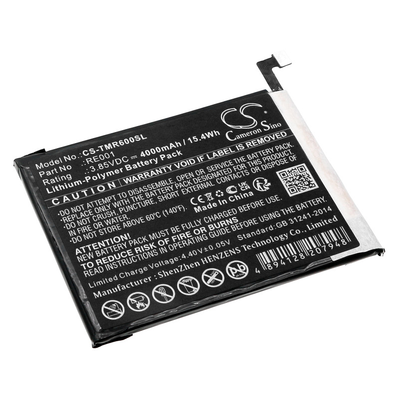 T-Mobile Revvl 6 5G / RE001 4000mAh 15.40Wh Li-Polymer 3.85V (Cameron Sino)