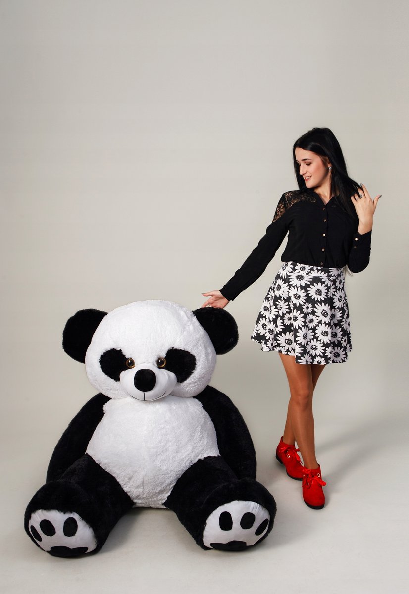 Ogromny duży Miś maskotka przytulanka PANDA 200 cm PRODUCENT
