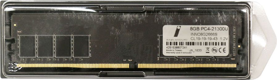 Pamięć Innovation PC DDR4, 8 GB, 2666MHz, CL19 4251538807241