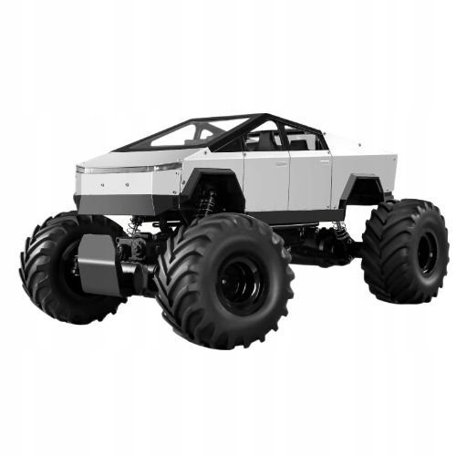 Duży Metalowy Model Tesla Cybertruck Pickup 1:8 Dźwięk Światła Led Pilot