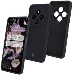Bizon Silikonowe etui Soft Case do Xiaomi Redmi 14C 4G / Poco C75, czarne