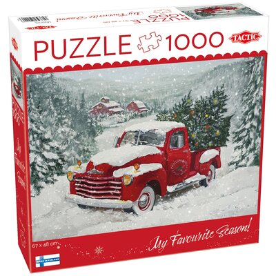 Puzzle, Christmas Tree Truck 1000 el.