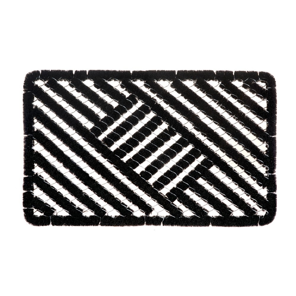 Wycieraczka z włókna kokosowego 45x75 cm Coco Black – Hanse Home