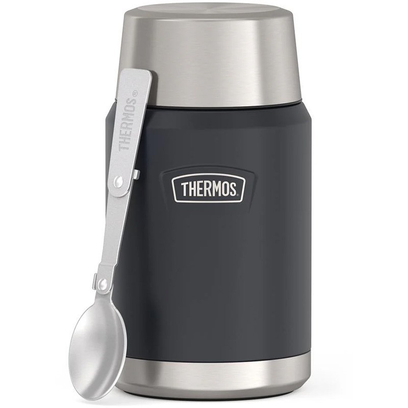 Termos Na Jedzenie Z Składaną Łyżką I Kubkiem - Granit 710ml Thermos Icon