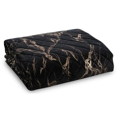 Narzuta EUROFIRANY Design 91 Luiz 6 220 x 240 cm Czarno-złoty