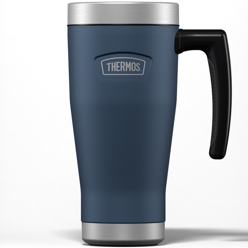 Wodoszczelny Termokubek Z Uchwytem - Niebieski 470ml Thermos Icon