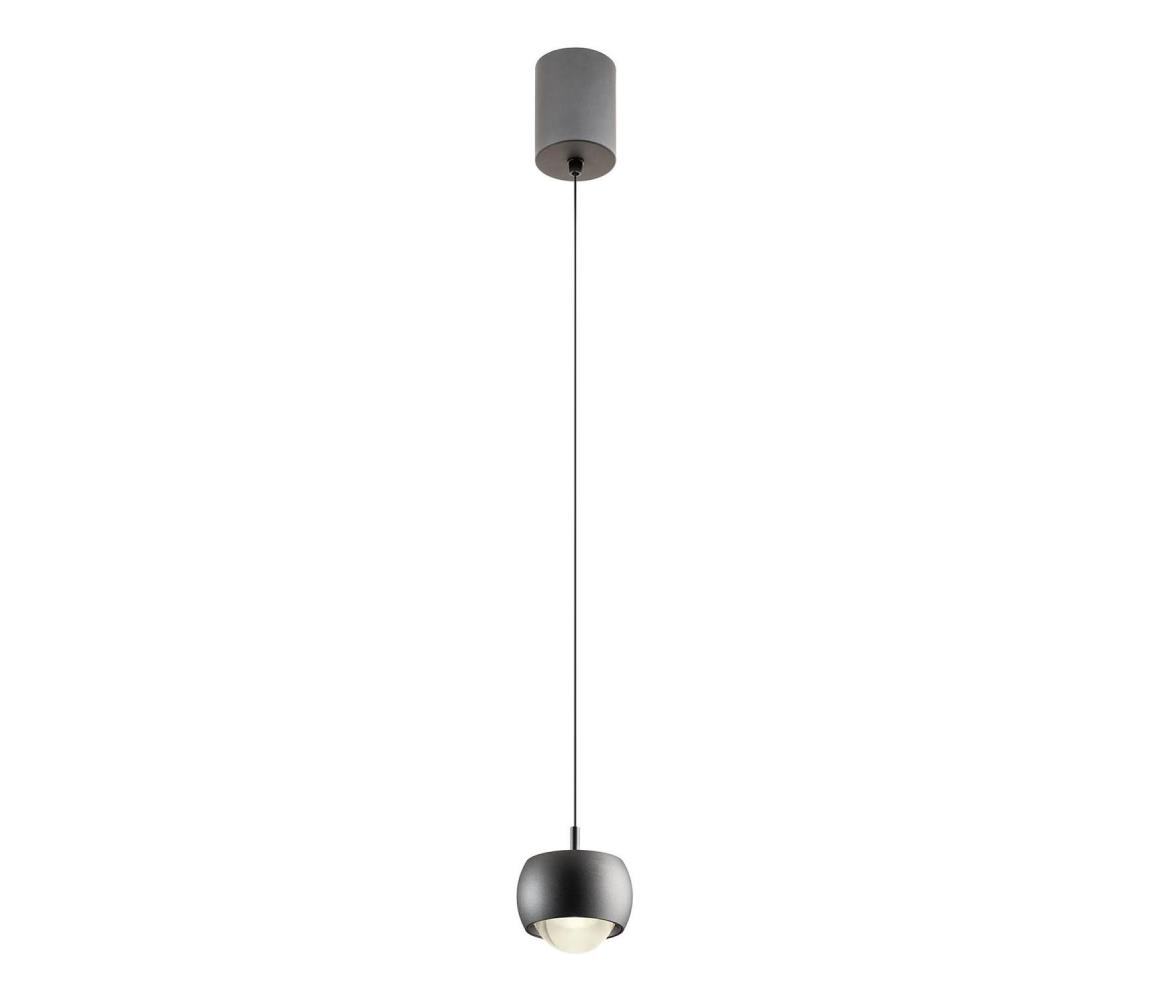Redo 01-3550 - LED Żyrandol na lince AVES LED/12W/230V CRI 90 czarny