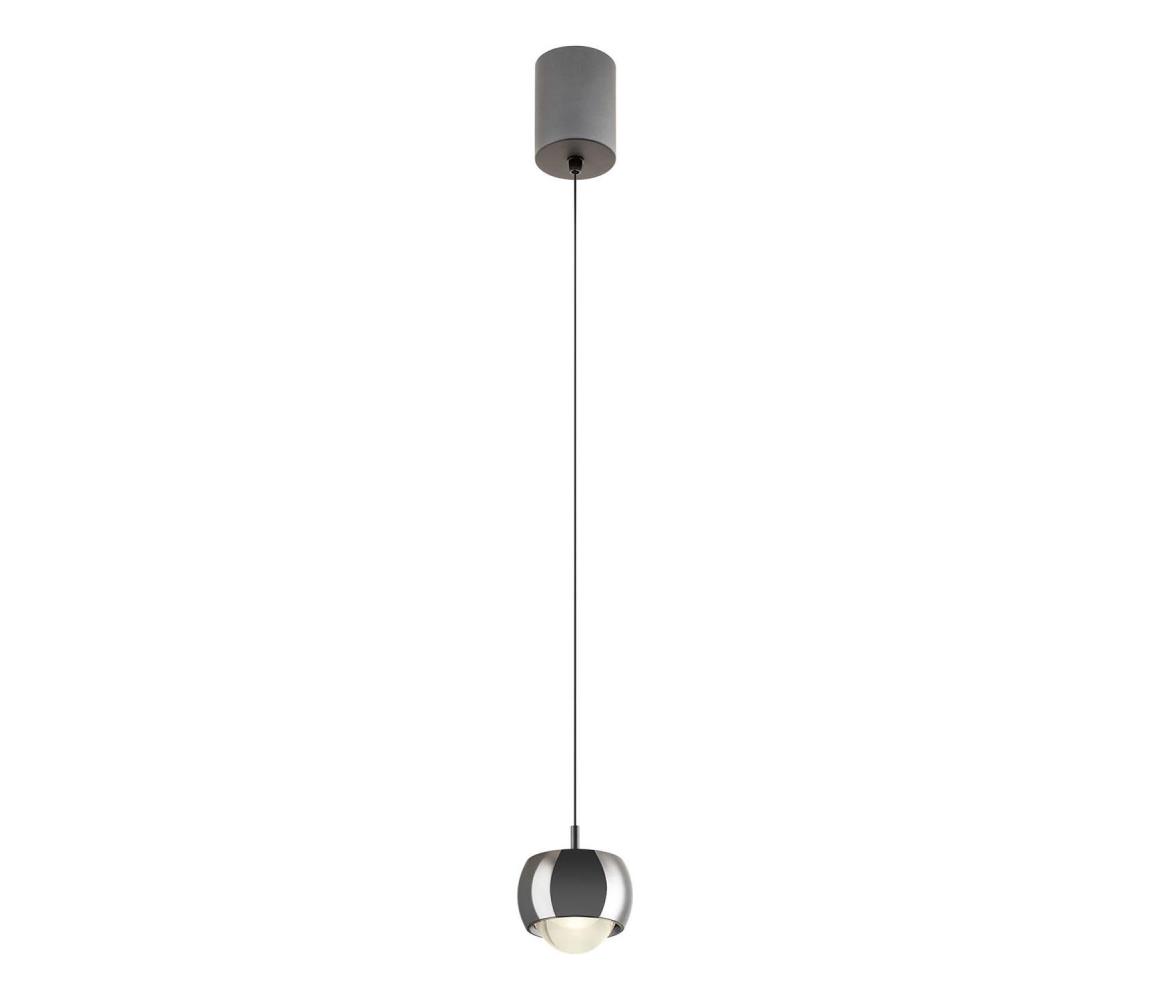 Redo 01-3551 - LED Żyrandol na lince AVES LED/12W/230V CRI 90 antracyt