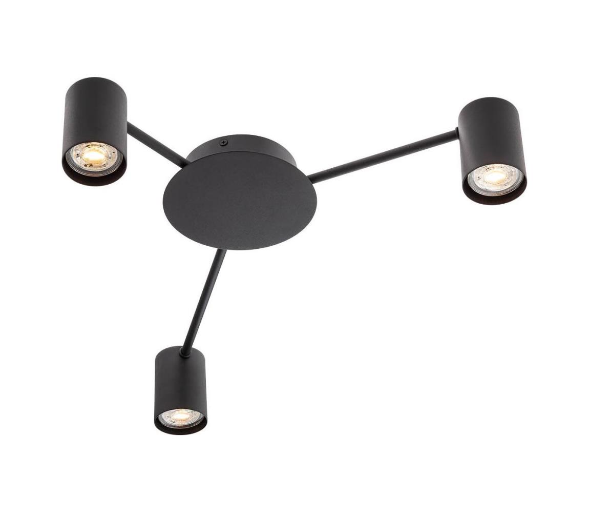 Redo 01-4050 - Oświetlenie punktowe NOA 3xGU10/10W/230V czarne