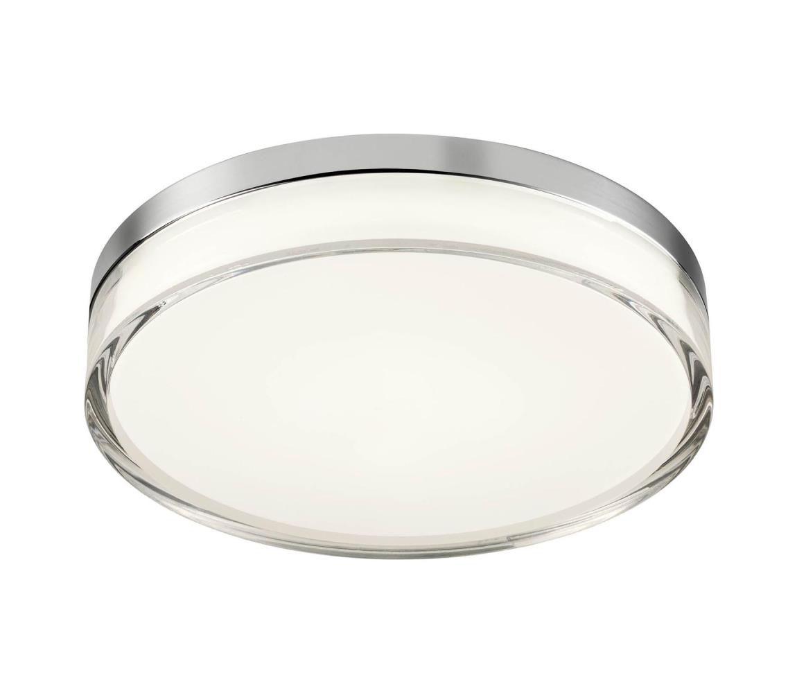 Redo 01-3728 - LED Plafon FRISBI LED/18W/230V 3000/4000K IP44 chrom