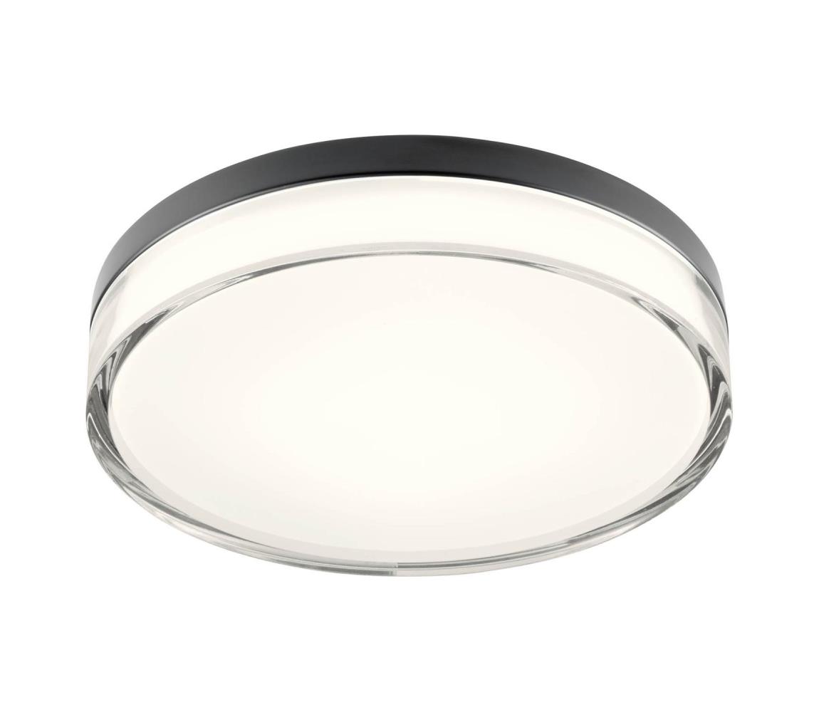 Redo 01-3736 - LED Plafon FRISBI LED/18W/230V 3000/4000K IP44 czarny