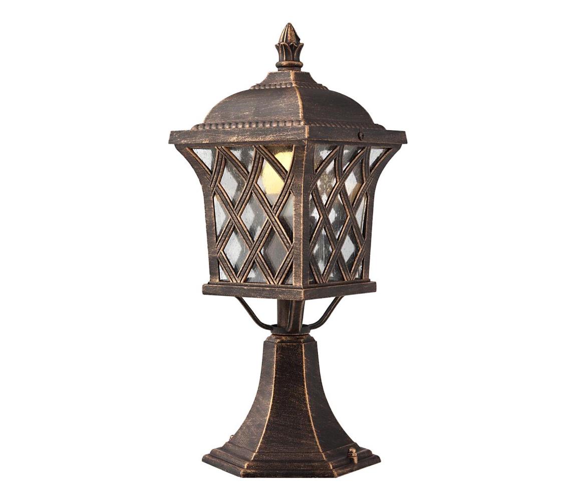 Redo 9953 - Lampa zewnętrzna BREMEN 1xE27/42W/230V IP23 zl./patyna