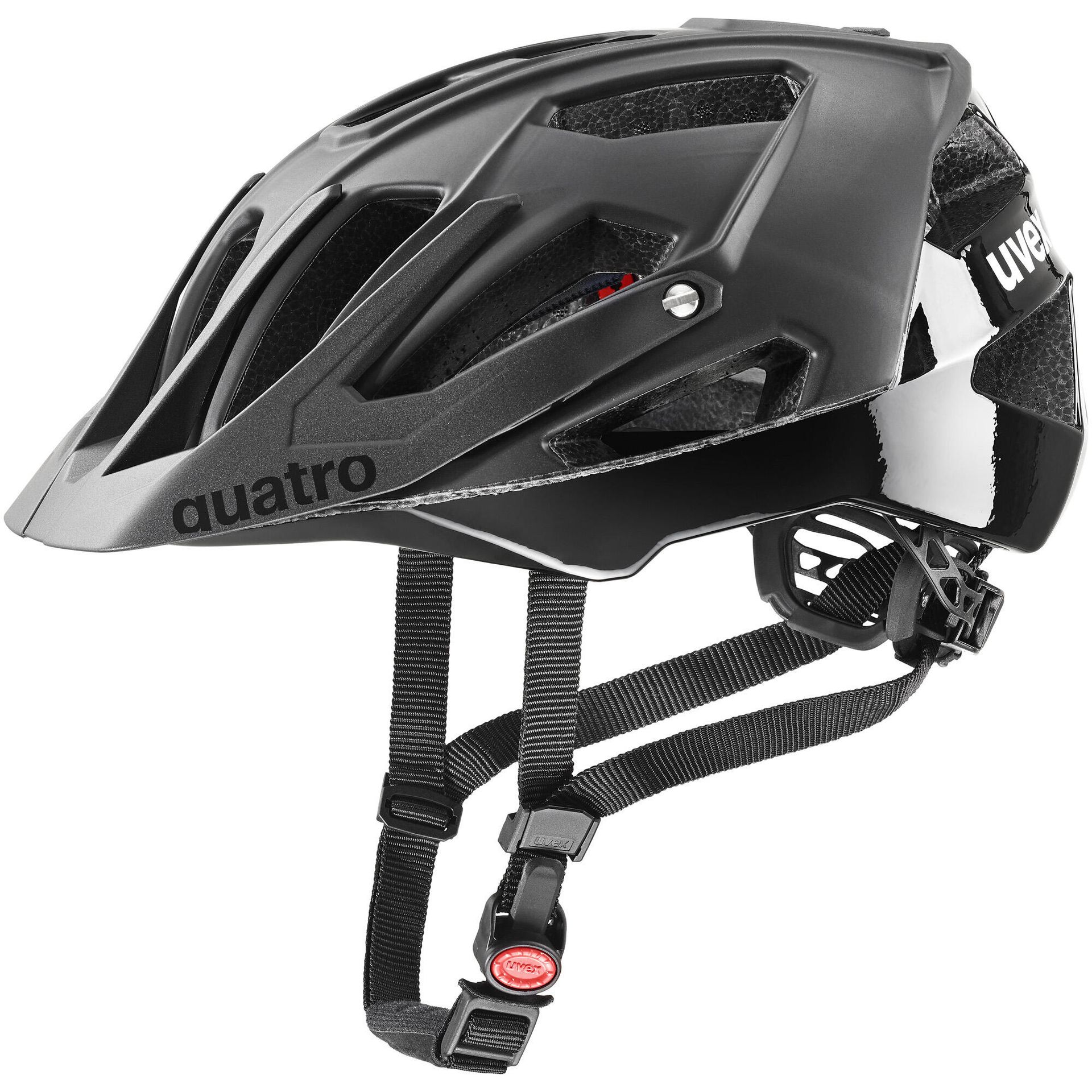 Uvex Quatro CC kask rowerowy rower czarny matowy mat black matt r.52-57cm