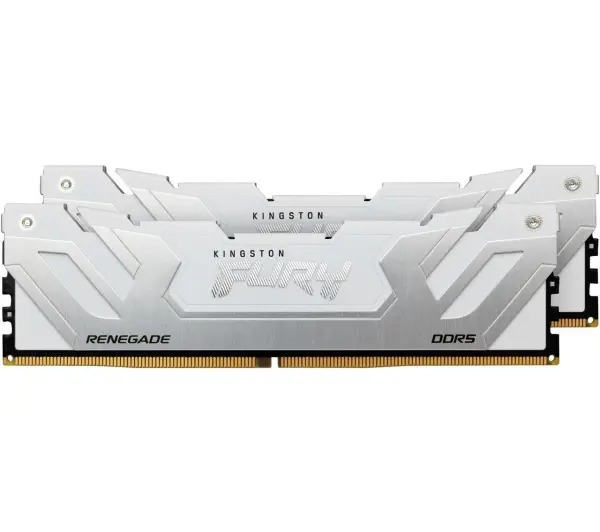 Kingston FURY Renegade DDR5 48GB 2 x 24GB 8400 CL40 Biało-srebrny KF584CU40RWK2-48