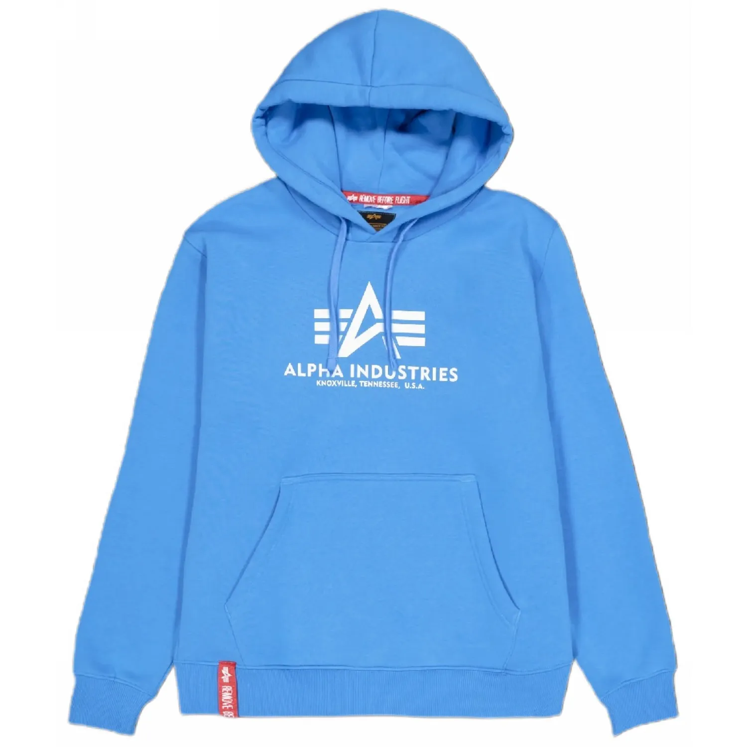 Bluza z kapturem Alpha Industries Basic 178312 737 - Mediteranian Blue M