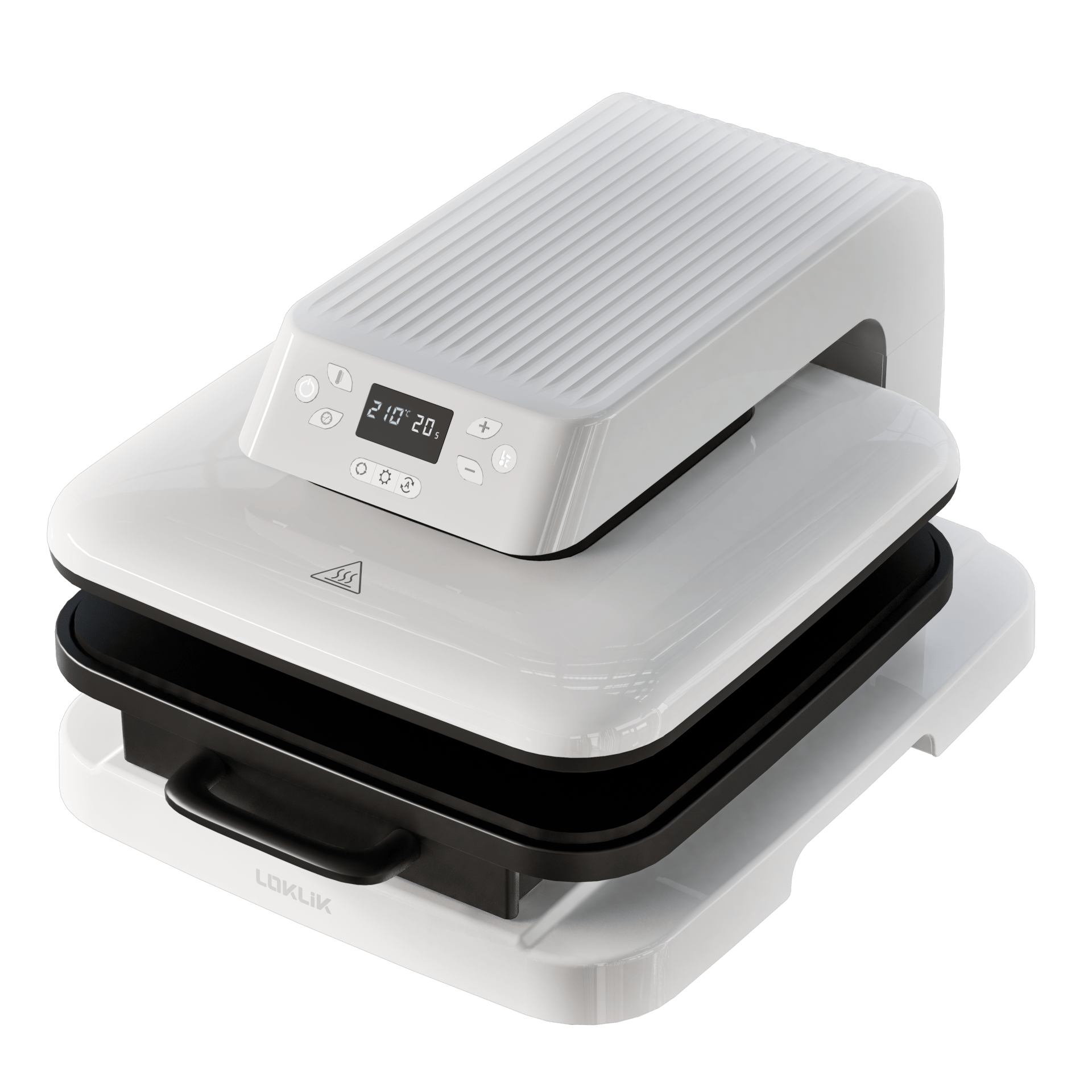 LOKLiK Auto Heat Press - LOKLiK White