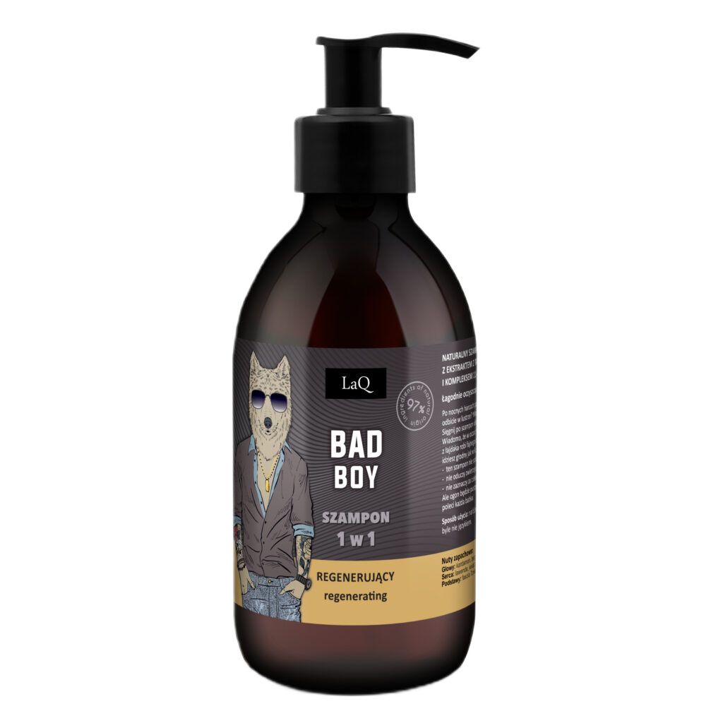 LAQ Bad Boy szampon regenerujący 1w1 300ml