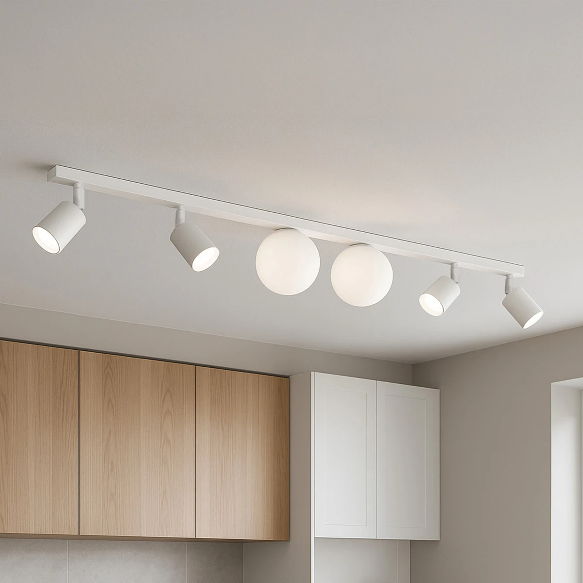 Listwa sufitowa z ruchomymi reflektorami K-5497 z serii ANDI