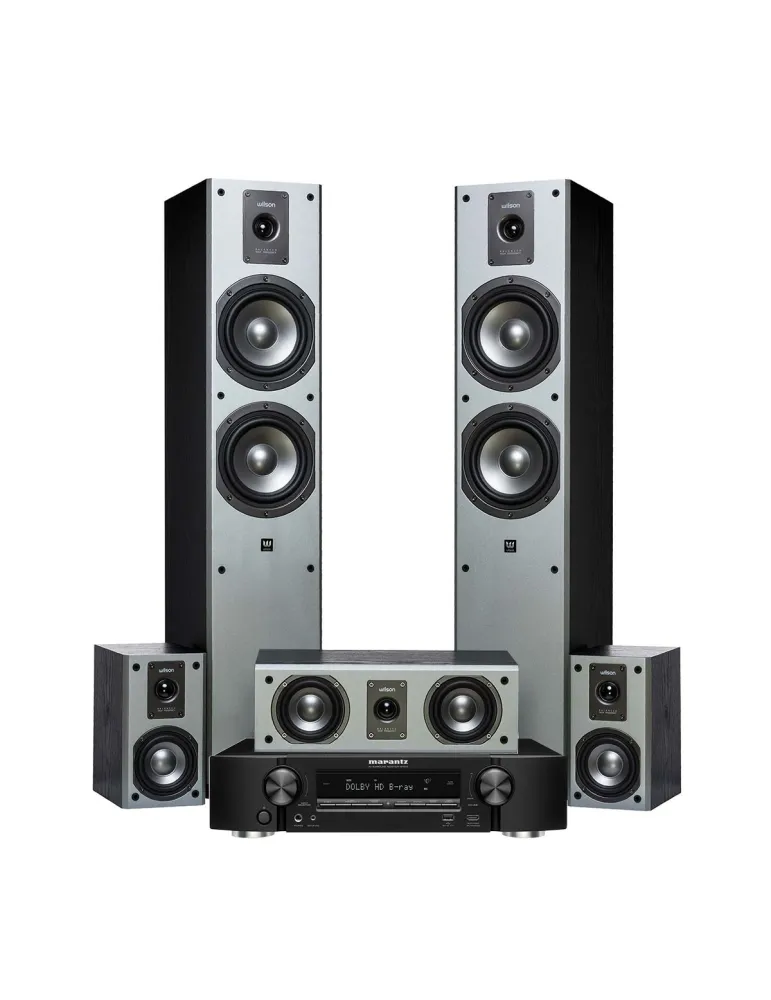 Zestaw kina domowego: Marantz NR1510 + Wilson Viper, Kolor: Czarny
