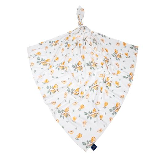 BOCIOLAND Pieluszka bambusowa 75x75cm gruszki >> 0zł za wysyłkę przy zakupach od 149 zł 