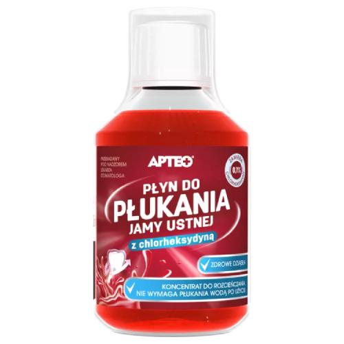 APTEO Płyn do płukania jamy ustnej z chlorheksydyną, 200 ml