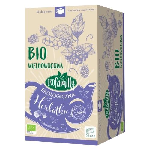 BiFix Bio Herbata wieloowocowa ekologiczna ekspresowa, 40g >> 0zł za wysyłkę przy zakupach od 149 zł 