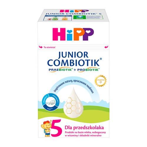 HiPP Junior Combiotik 5 Produkt na bazie mleka dla przedszkolaka, 550 g >> 0zł za wysyłkę przy zakupach od 149 zł 