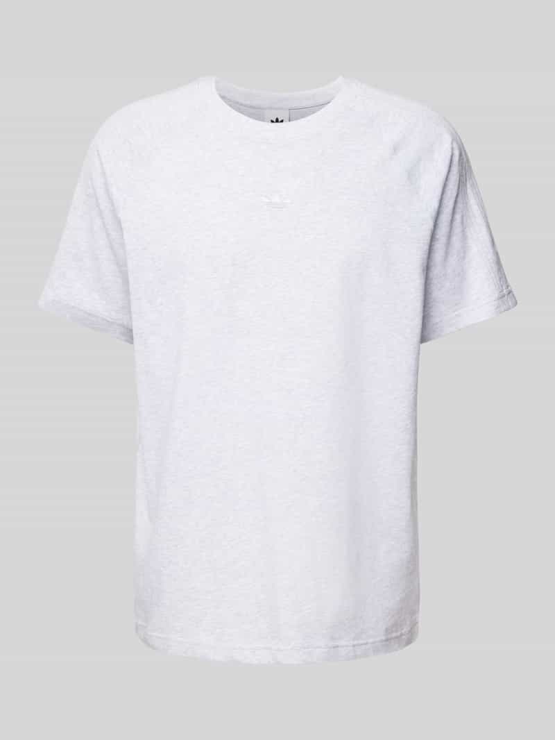 T-shirt z wyhaftowanym logo