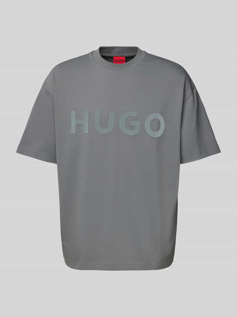 T-shirt o kroju oversized z nadrukiem z logo model ‘Dinkee’