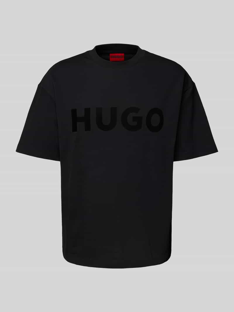 T-shirt o kroju oversized z nadrukiem z logo model ‘Dinkee’