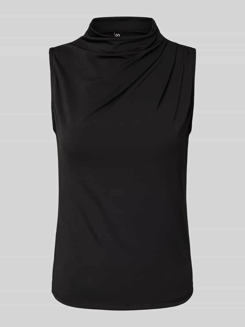 Top o kroju regular fit ze stójką model ‘MADISON’