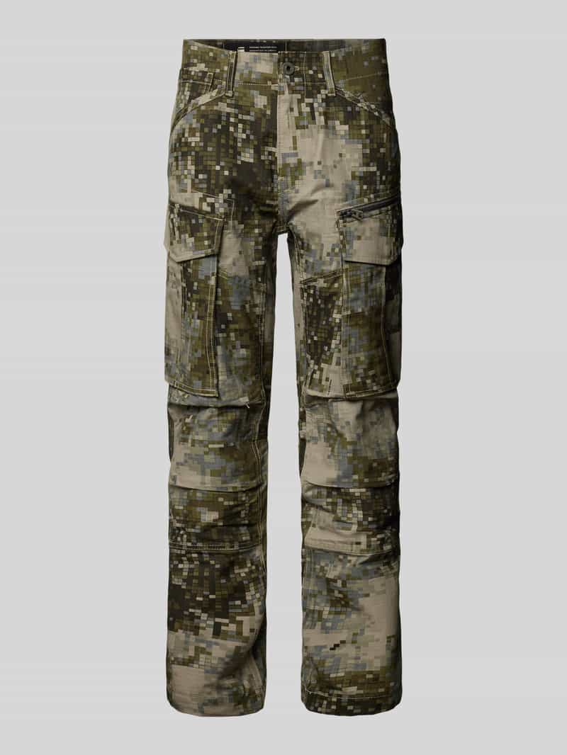 Spodnie cargo o kroju regular tapered fit z 5 kieszeniami model ‘Rovic’