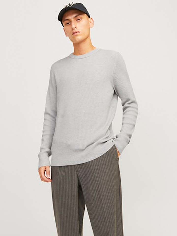 Jack & Jones Sweter w kolorze szarym