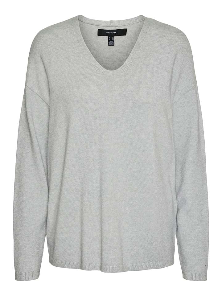 Vero Moda Sweter w kolorze szarym